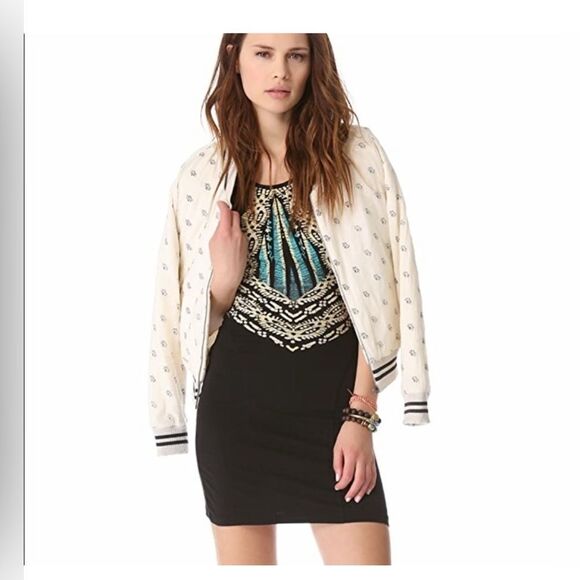 Free People Out of Africa Cut Out Bodycon Dress Small/Black - Picture 3 of 13